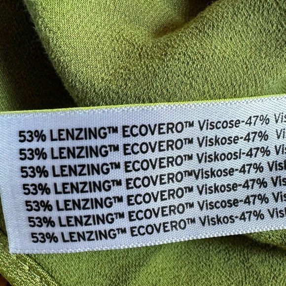 NWT Ghost London Green Satin Maxi Dress Sz XS - Picture 6 of 9